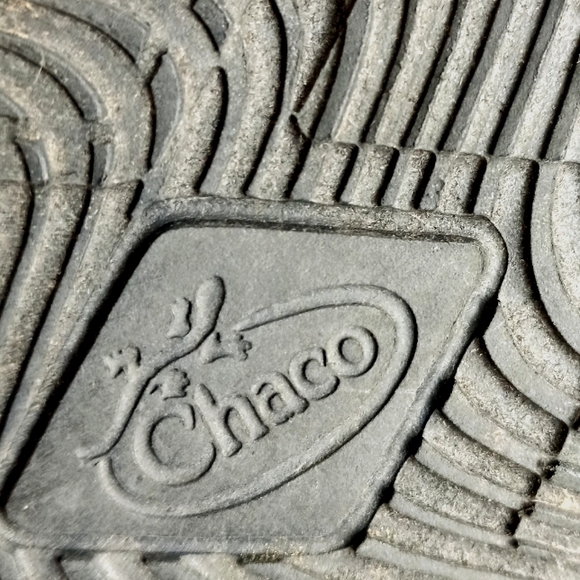 CHACO Chillos Kids Slide Sandals Active Blue Adjustable Strap Outdoor - Picture 7 of 10